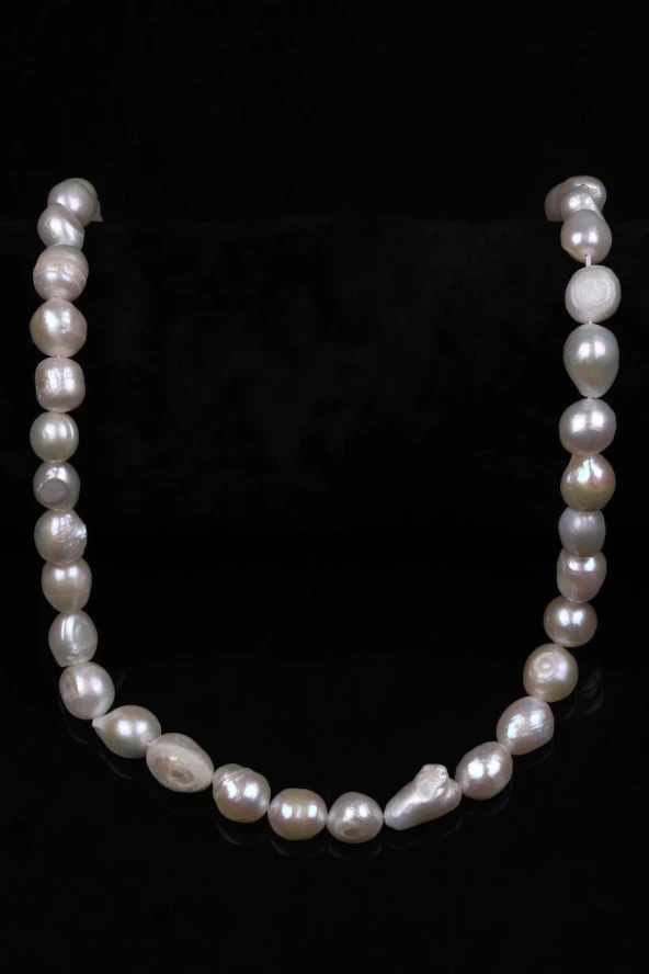 Amorf İnci Doğal Taş Dizi Şekilsiz Kesim - Resim 2