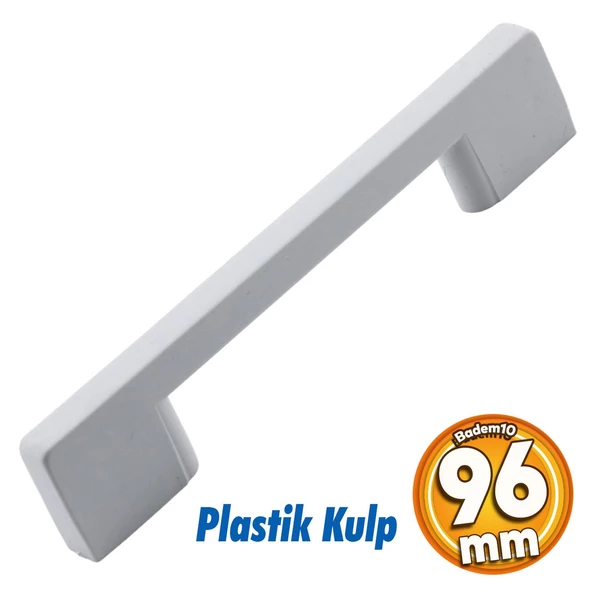 Köprü 96 Mm (SERT PLASTİK) Beyaz Mobilya Mutfak Dolabı Çekmece Dolap Kulpu Kulbu Kulpları ürün görseli