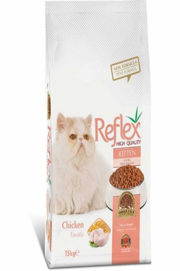 Reflex Yavru Kedi Maması Kitten Tavuklu 15 kg