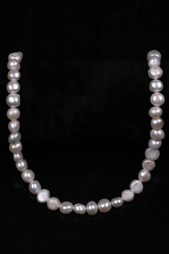 Sakız İnci Doğal Taş Dizi Şekilsiz Kesim - Resim 2