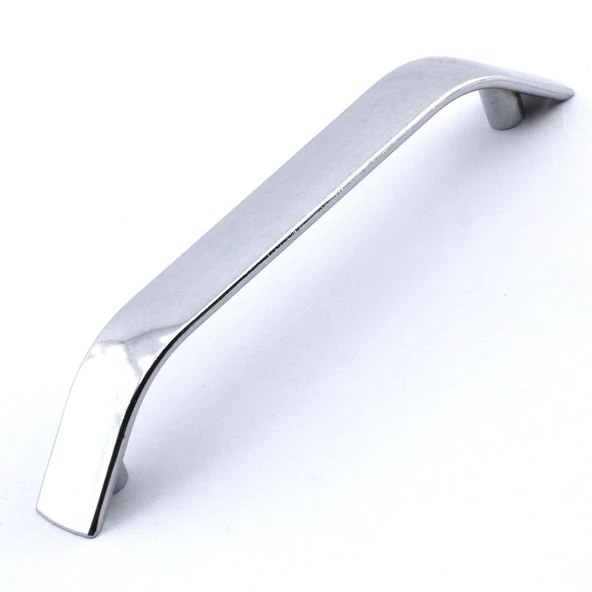 Alara (96 MM - 9.6 CM) Mobilya Mutfak Çekmece Dolabı Dolap Kulpları Kulpu Kulbu Krom Renk Metal - 7