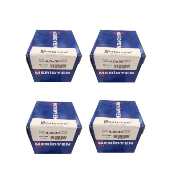 Meridyen Sunta vidası 4.0x30 2000 Adet (4 Paket) - 1