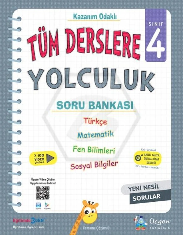 4.SINIF Tüm Derslere Yolculuk Soru Bankası