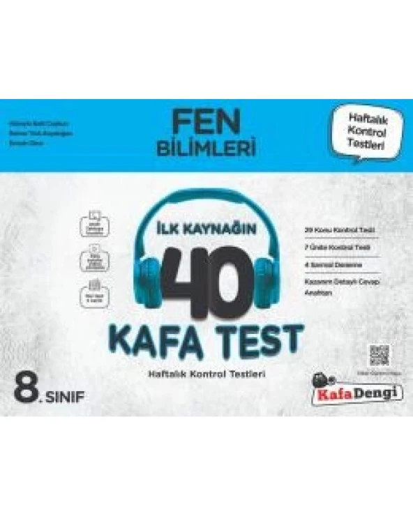 LGS 8. Sınıf Fen Bilimleri 40 Kafa Test
