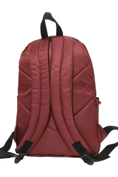 3 Bölmeli Su Geçirmez Kumaş Tablet Bölmeli Okul-Seyahat Sırt Çantası SYG2115-Kırmızı - Resim 2