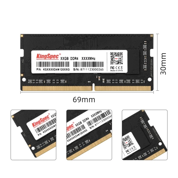 Kingspec 8GB-DDR4-NB-2666Mhz