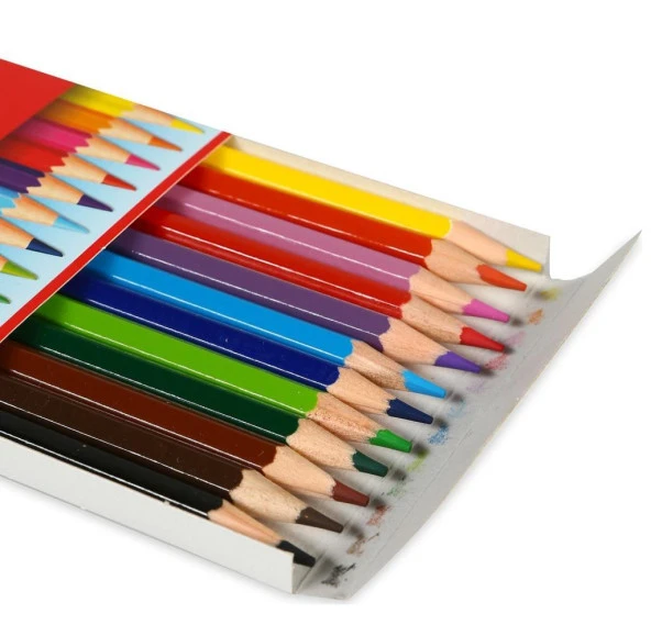 Fatih Kuru Boya 12 Renk Tam Boy ve Pastel Boya 12 li - 2