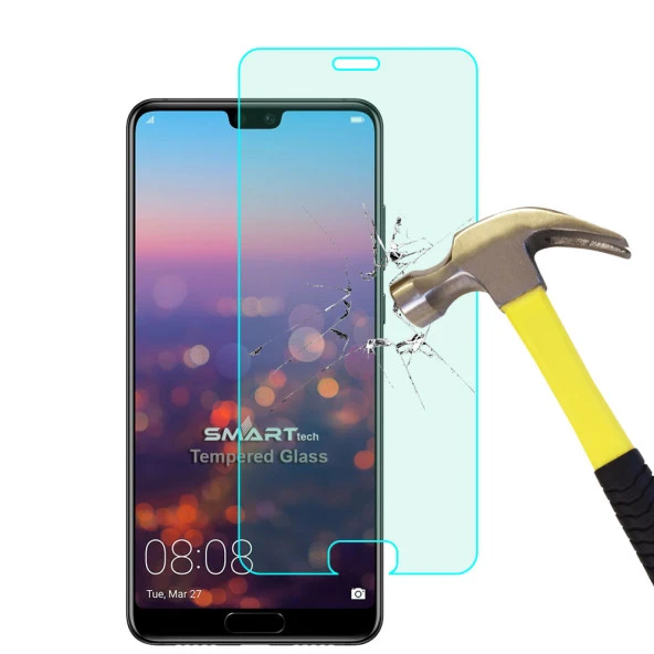 Huawei P20 Temperli Kırılmaz Cam Ekran Koruyucu - Resim 2
