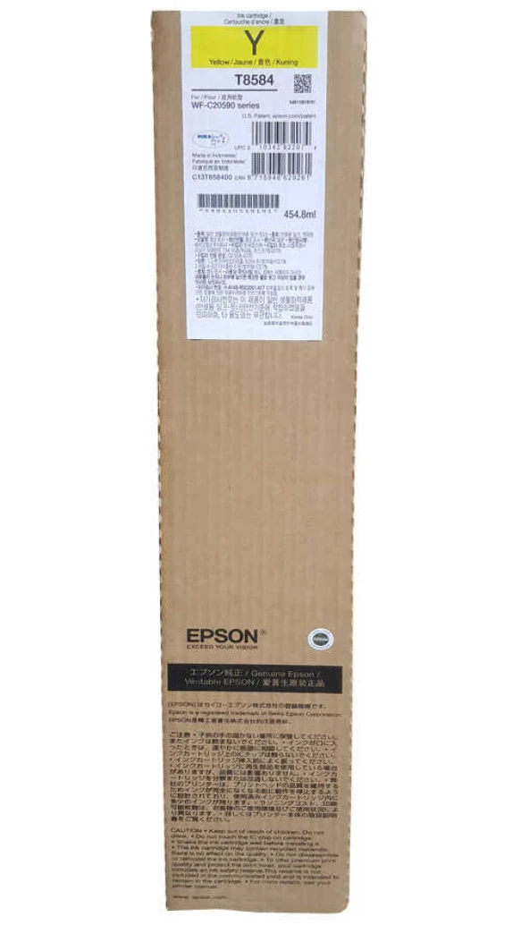 Epson C13T858400 T8584 Sarı Orjinal Mürekkep