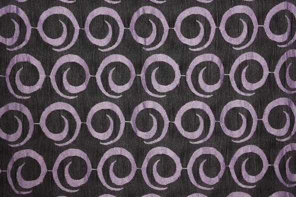 VAKKO ÇİFT RENK LİLA İP PERDE HAZIR DÜĞMELERİ DİKİLMİŞ İP PERDE 300*240 cm - Resim 5