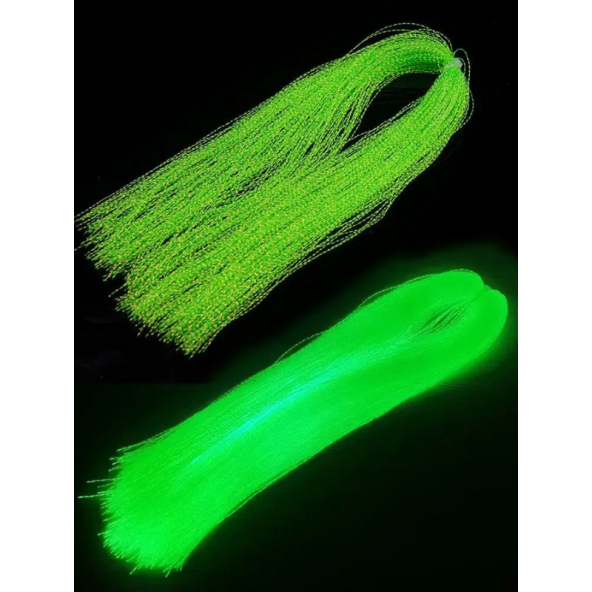 eagenset Fosforlu Karanlıkta Parlayan, Yeşil Glow Luminous in Dark Ultraviyole (UV) Neon 1 Adet Poşet Çapari Simi