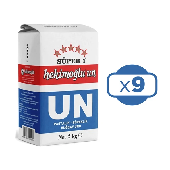 Hekimoğlu Un 2 kg x 9 Adet (18 kg) - 2