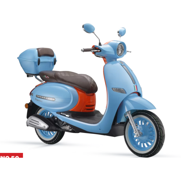 ARORA CAPPUCINO 50 CC BENZİNLİ MOTOSİKLET -  MAVİ TURUNCU