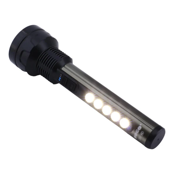 El Feneri Şarjlı Led Işıldak Kamp El Lambası Gece Aydınlatma 5 W + 3 W Beyaz Işık 1800 mAh - 5