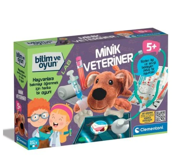Clementoni 64195 Bilim ve Oyun Minik Veteriner
