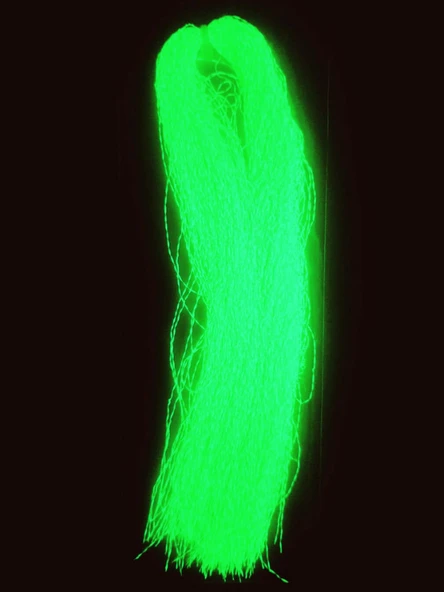 eagenset Fosforlu Karanlıkta Parlayan, Beyaz Glow Luminous in Dark Ultraviyole (UV) Neon 1 Adet Poşet Çapari Simi - 12