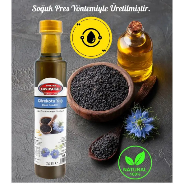 Çörek Otu Yağı Soğuk Sıkım 250ml - 2
