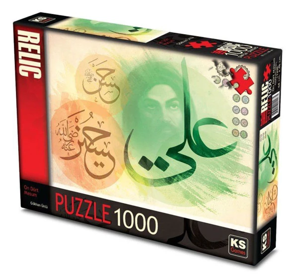 Relic Serisi On Dört Masum 1000 Parça Puzzle 48x68 cm 1000 lik Pazıl Gökhan Ünlü 14