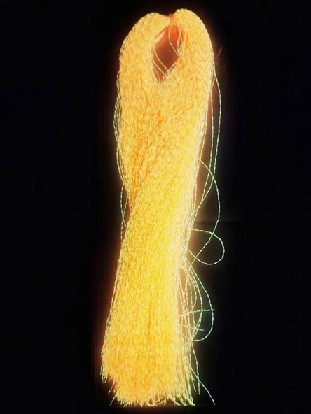 eagenset Fosforlu Karanlıkta Parlayan, Turuncu Glow Luminous in Dark Ultraviyole (UV) Neon 1 Adet Poşet Çapari Simi - 11