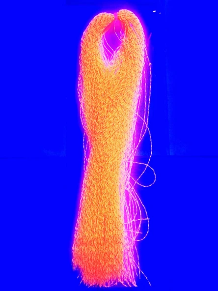 eagenset Fosforlu Karanlıkta Parlayan, Turuncu Glow Luminous in Dark Ultraviyole (UV) Neon 1 Adet Poşet Çapari Simi - 12