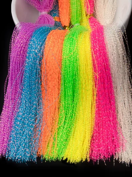 eagenset Fosforlu Karanlıkta Parlayan, Turuncu Glow Luminous in Dark Ultraviyole (UV) Neon 1 Adet Poşet Çapari Simi - 9