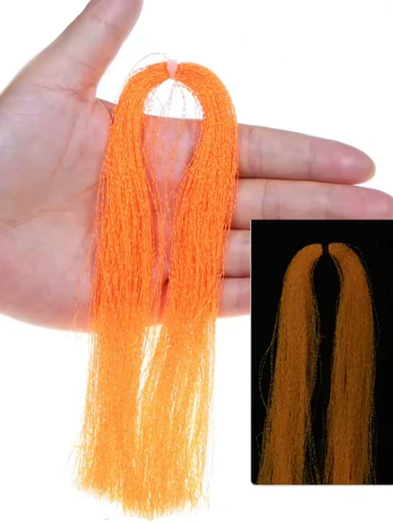 eagenset Fosforlu Karanlıkta Parlayan, Turuncu Glow Luminous in Dark Ultraviyole (UV) Neon 1 Adet Poşet Çapari Simi