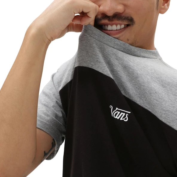 Vans Script Crew Block -B Erkek Tişört  VN0007G56XT1 - Resim 4