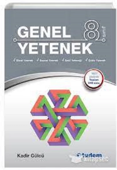 8.Sınıf LGS Genel Yetenek Kitabı Tudem Eğitim