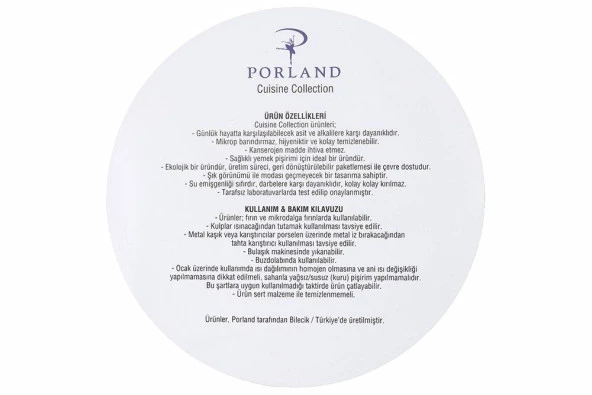 Porland Beyaz Sahan Takımı 3 Parça 04a+p022146 - 2