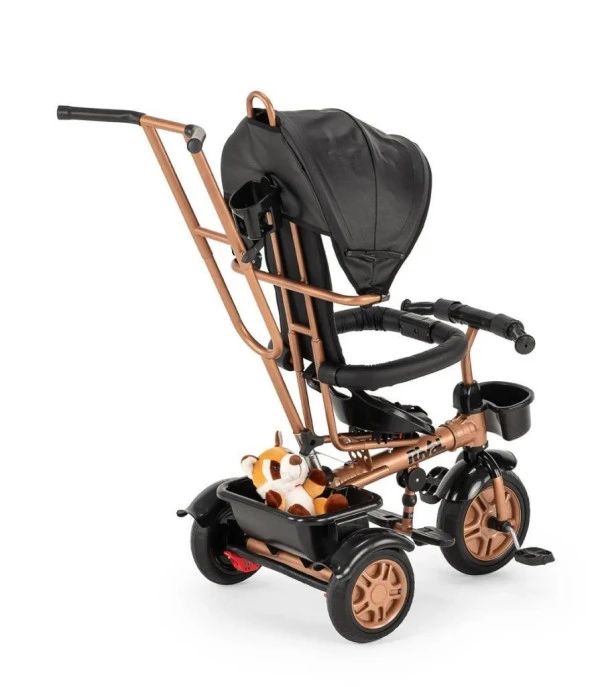 Rival RV501 Gold Hiper Bike Ebeveyn Kontrollü 3 Tekerli Çocuk Bisikleti Siyah - 3