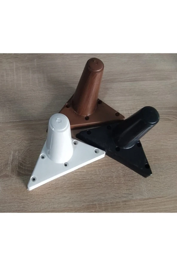 Kaliteli Sağlam Şık Lüks Koltuk Kanepe Dolap Mobilya Ayak Sena Model 12 Cm Ceviz Renk 4 Adet - Resim 2