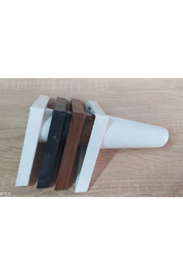 Kaliteli Sağlam Şık Lüks Koltuk Kanepe Dolap Mobilya Ayak Sena Model 12 Cm Ceviz Renk 4 Adet - Resim 3