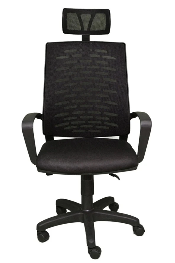 Sofya Clk Müdür Ofis Çalışma Koltuğu Öğrenci Sandalyesi Makam Koltuğu Fileli Siyah