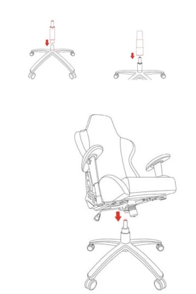 ÜNAL OFFİCE FURNİTURE & DESİNG Büro Ofis Çalışma Koltuğu Tekerli Döner Sandalye - Resim 4