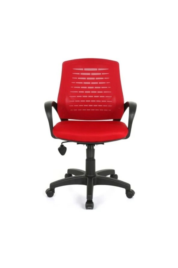Sers Ofis Büro Çalışma Sandalyesi-kırmızı Bilgisayar Koltuğu