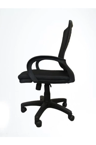 Arj I Office Furniture & Desing Siyah Fileli Büro Şef Sekreter Çalışma Koltuğu Bilgisayar Sandalyesi 001 - 2