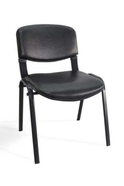 Arj I Office Furniture & Desing Siyah Ofis Büro Bekleme Misafir Form Koltuğu Sandalyesi 4lü 00712 - 3