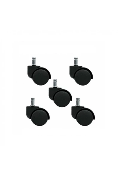 SERS MOBİLYA Yıldız Ayak Tekerli Krom Çalışma Sandalyesi Büro Sandalyesi Krom Yıldız Ayak Tekerli - 2