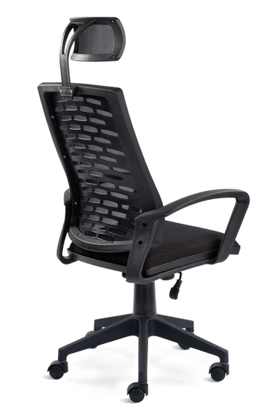 SERS MOBİLYA Panorama Fileli Müdür Koltuğu Ofis Fileli Koltuğu Başlıklı Büro Ofis Koltuğu - 4