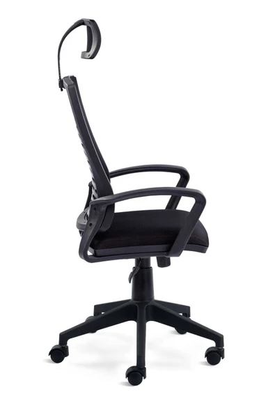 SERS MOBİLYA Panorama Fileli Müdür Koltuğu Ofis Fileli Koltuğu Başlıklı Büro Ofis Koltuğu - 2