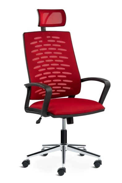 SERS MOBİLYA Panorama Ofis Fileli Yönetici Koltuğu Kır-viz-bşk - Resim 2