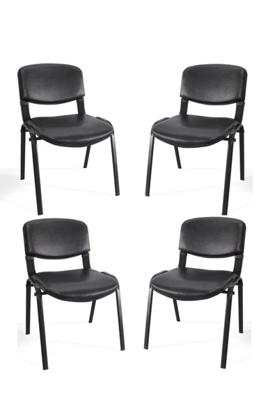 CLK Form Ofis Bekleme Misafir Sandalyesi Koltuğu 4'lü