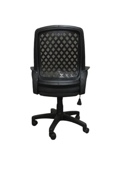 CLK Fileli Petek Ofis Büro Bilgisayar Koltuğu Sandalyesi Siyah - 3