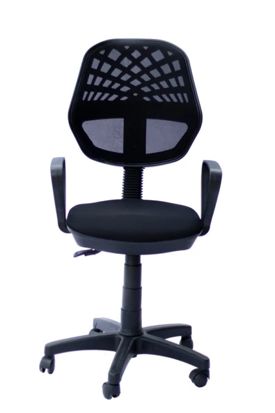 ÇELEBIHOME Porziyon Depar Plastik - Fileli Ofis Büro Öğrenci Çalışma Koltuğu Siyah - 2