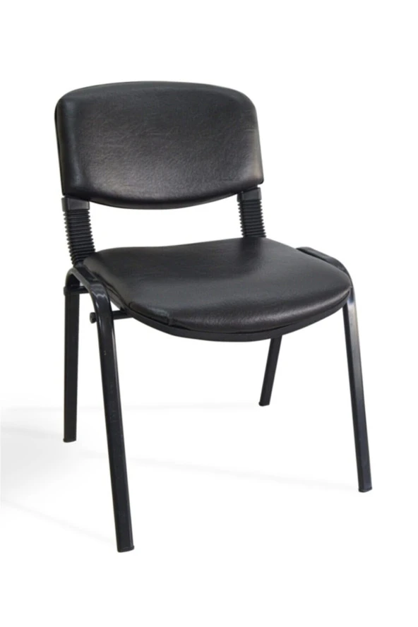 I Office Furniture & Desing Siyah Ofis Büro Bekleme Misafir Form Koltuğu Sandalyesi 007
