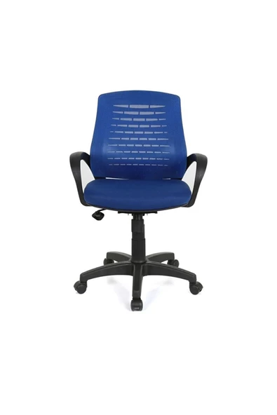Fabrika Sers Mavi Ofis Büro Çalışma Sandalyesi-bilgisayar Koltuğu - 2