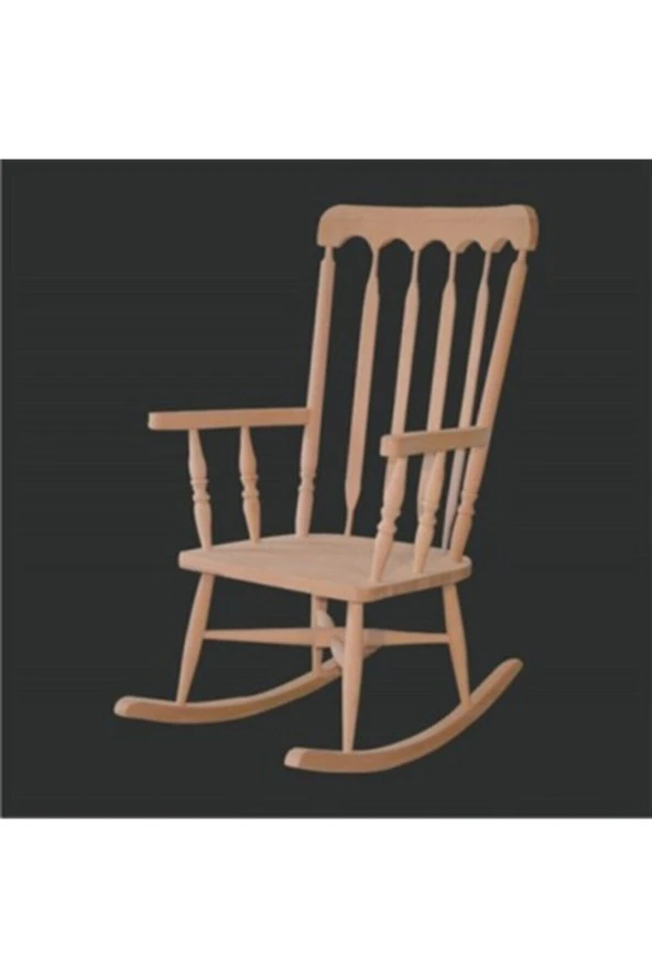 Ahşap Tasarım Sallanan Sandalye