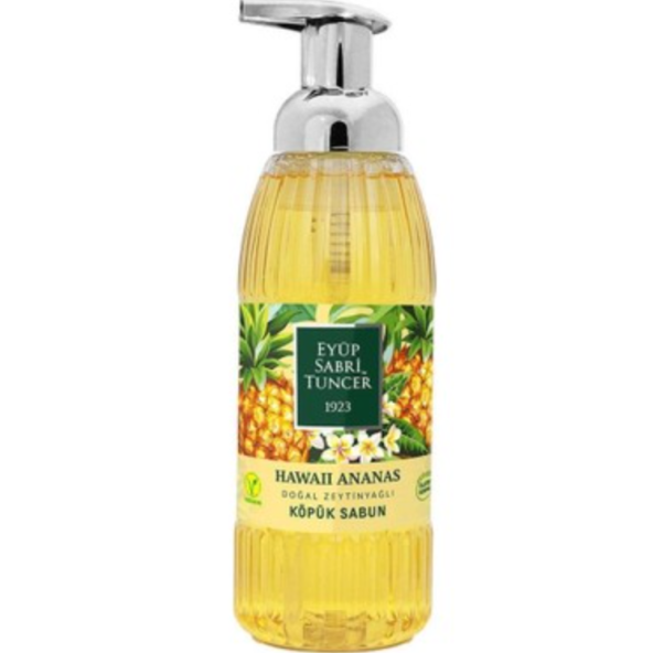 Eyüp Sabri Tuncer Doğal Zeytinyağlı Sıvı Sabun Hawaii Ananas 500 ml ürün görseli