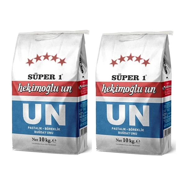 Hekimoğlu Un 10 kg x 2 Adet (20 kg)