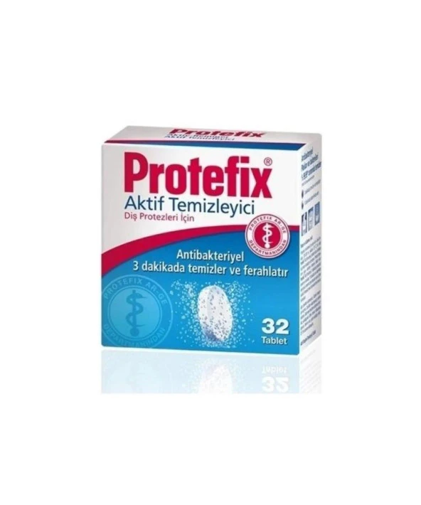 Protefix Diş Protezleri İçin Aktif Temizleyici 32 Tablet